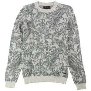 NWT Tasso Elba Supima Cotton Paisley Sweater